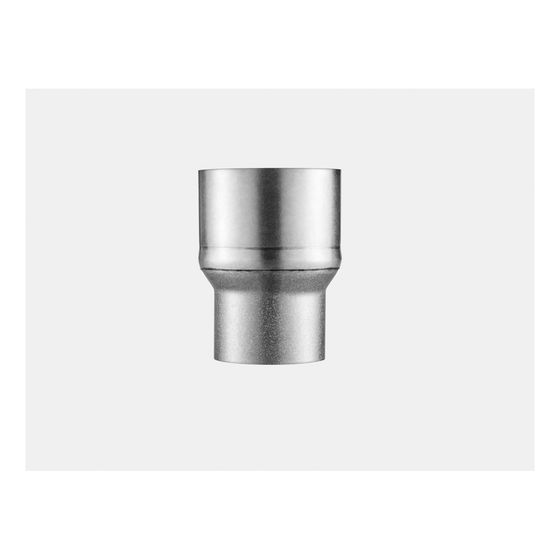 Buderus Adapter Pellet 60 zu 80mm Schwarz/Emaille