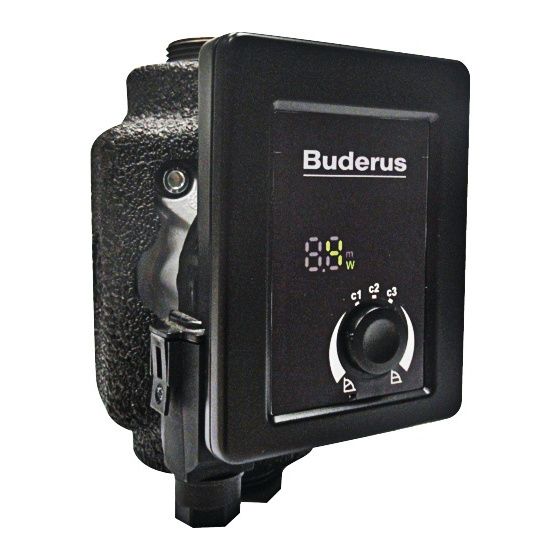 Buderus Logafix BUE-Plus-2 25/1-6 Heizungspumpe, EEI 0,20