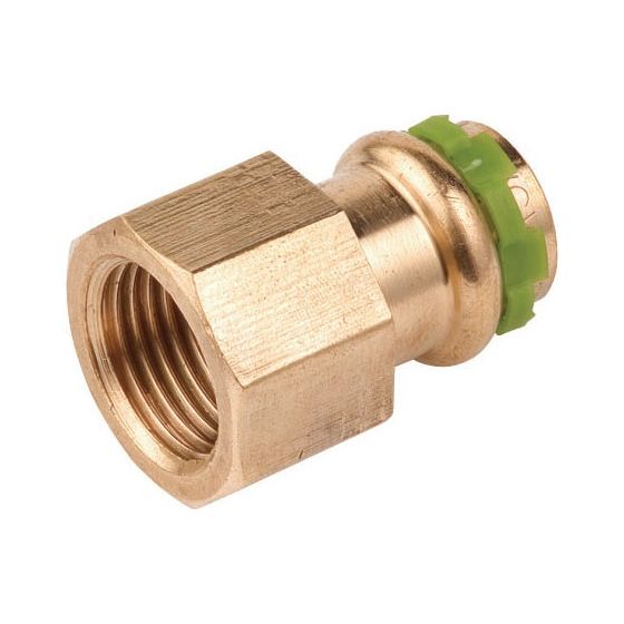 Buderus Logafix Rotguss Übergangsstück Innen/Innengewinde 15mm x Rp 3/4