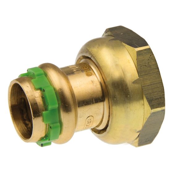 Buderus Logafix Rotguss Anschlussverschraubung Innen/Innen 35mm x G 1 1/4