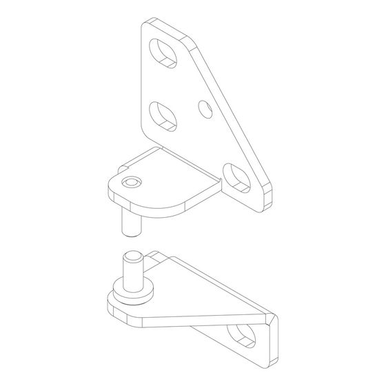 Buderus Scharniere für Feuerraumtür, 8732919577