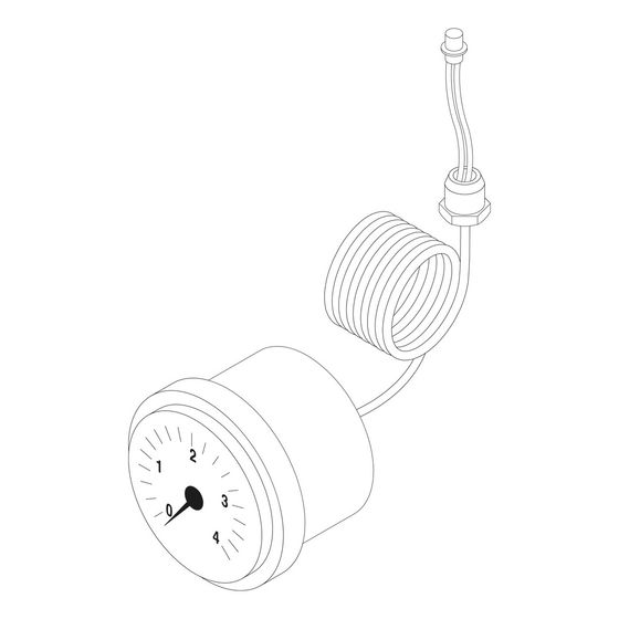 Buderus Manometer, 8732919589