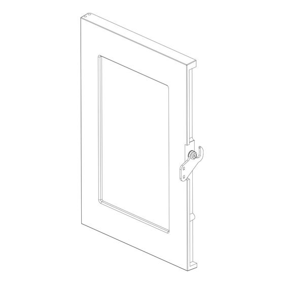 Buderus Feuerraumtür komplett LxBxH 700x530x150mm 8732920441