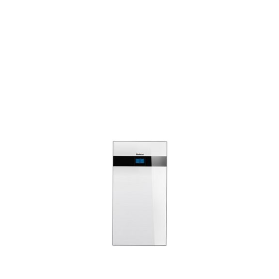 Buderus Logatherm Sole-Wasser Wärmepumpe WSW196i-2-8 KM R410A Module WP, 6kW B0/W35, Titanium, Weiß