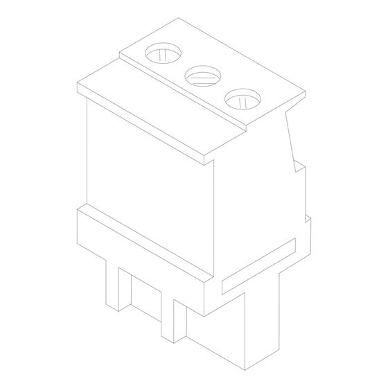 Buderus Anschlussklemme 3-polig FV/FR, Ockerbraun