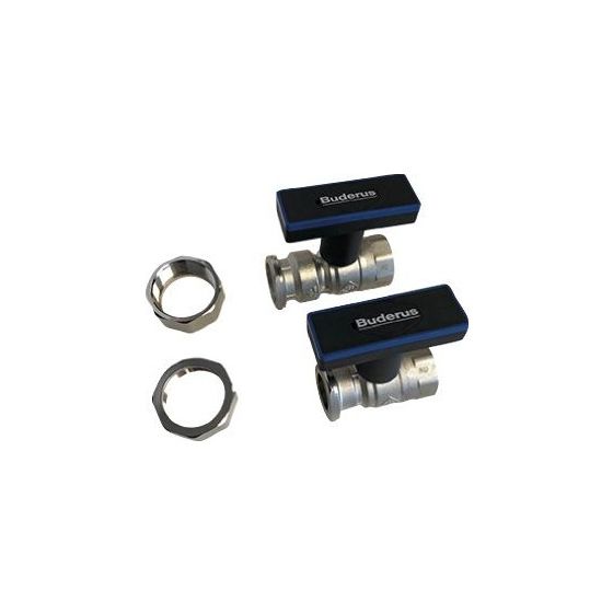 Buderus Logafix Pumpenkugelhahnen-Set 1