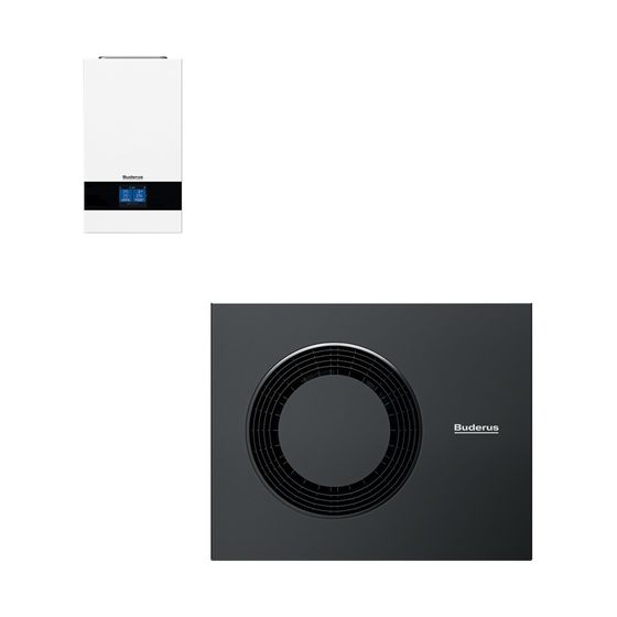Buderus Logaplus Wärmepumpe WLW176i-12 AR E, KM R290 WLW176i-12 E und WLW-12 MB AR, MX400, M-Set
