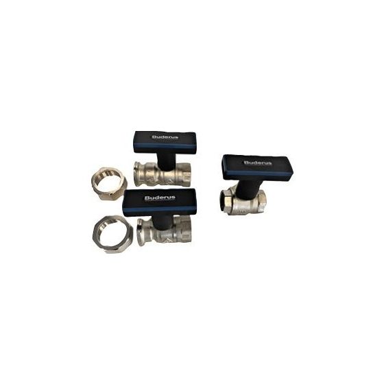 Buderus Logafix Pumpen-Kugelhahn-Set G 1