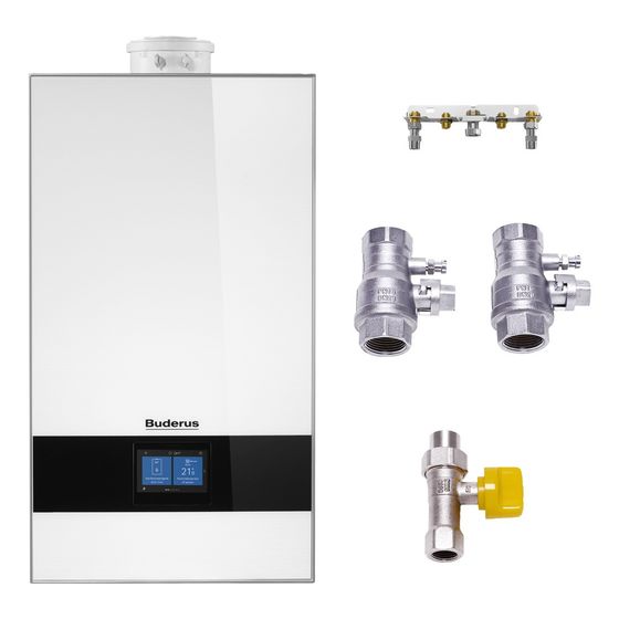 Buderus Logaplus M Gas-Brennwertgerät GB182i.2-20W Erdgas E/LL, MAPL, mit Wartungshähnen