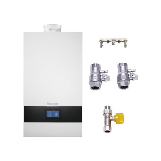 Buderus Logaplus M Gas-Brennwertgerät GB172i.2-15 Erdgas E/LL, MAPL, mit Wartungshähnen