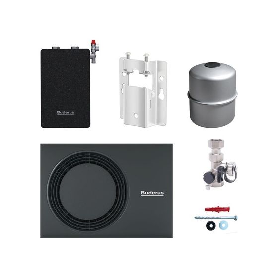 Buderus Logaplus WLW-4 MB A H ODU4, HB-Set HYC25, MAG18l, für Gas-Brennwertgerät GBH172/192i2
