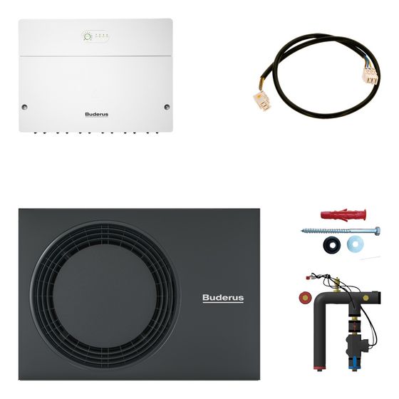 Buderus Logaplus WLW-5 MB A H ODU5, HF-Set HYC25, HM200, für Gas-Brennwertgerät GB212/KB192