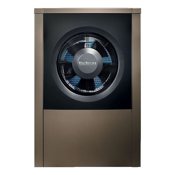 Buderus Logaplus Wärmepumpe WLW196i-14, R410A, ODU14i, HF-Set HYC, HM200.2, INPA mit Abdeckung