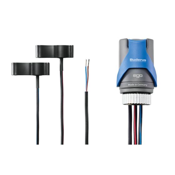 Buderus Stellantrieb Logafloor XSA300 EGO 230V für automatische Hydraulikabgleichung, (NC) stromlos geschlossen