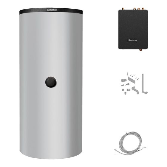 Buderus Logaplus Wärmepumpe-Speicherpaket SP21 PNRZ1000.6 ES-B mit FS20/2, 934l Speichervolumen
