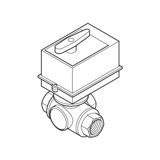 Buderus 3-Wege-Ventil G-SU DN 32, Rp 1 1/4