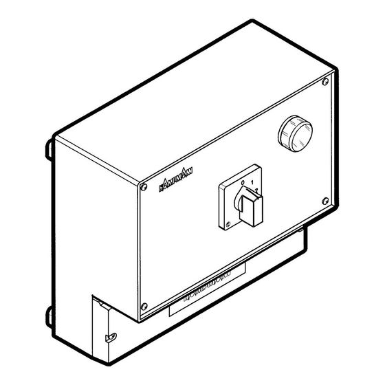 Buderus 2-Stufen-Drehstromschalter mit Raumthermostatanschluss, Typ 30051