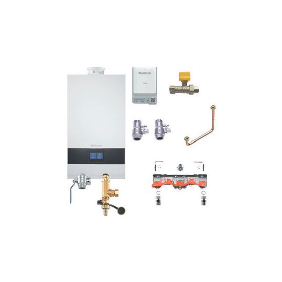 Buderus Logaplus-M-Paket Hybridgerät GBH172i.2-15 H 18,1kW, MAPL, Bypass, MX400