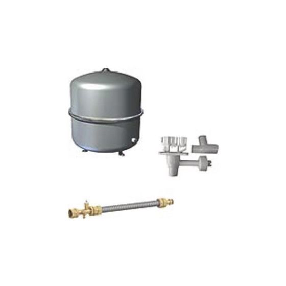 Buderus Logaplus-MZ-Paket, GBH172i.2 Hybridgerät, Membran-Ausdehnungsgefäß 35L, CS29-1, Trichtersiphon, Silber