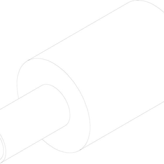 Buderus Abgasschalldämpfer DN 180 mit Abdichtmanschette