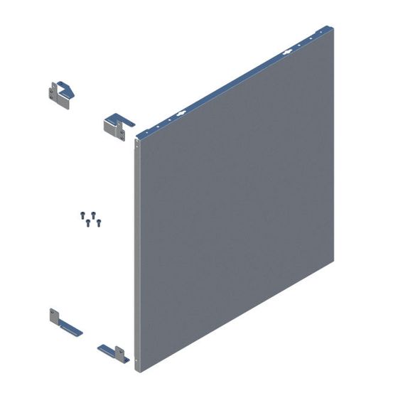 Buderus Seitenabdeckung rechts/links unten, 300L, Silber