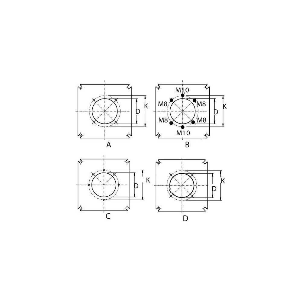 Buderus Brennerplatte SB625, 298x298mm Brennerloch 210, Lochkreis 235, M10... BUDERUS-8718579778 4047416784694 (Abb. 1)