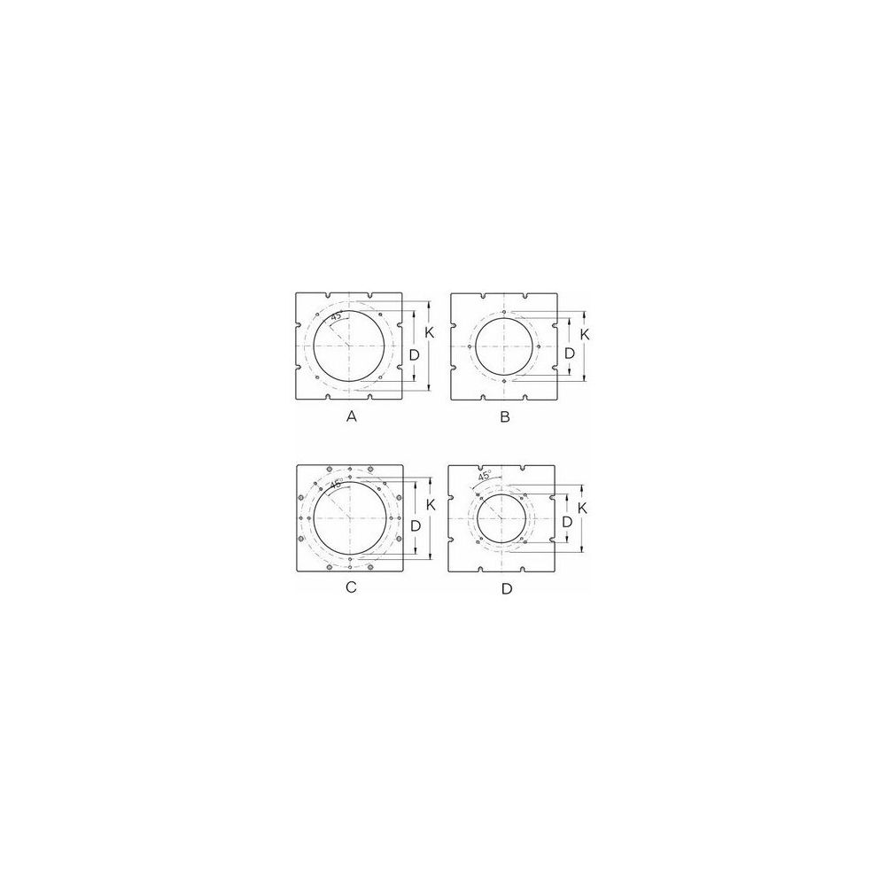 Buderus Brennerplatte SB745, 430x430mm Brennerloch 185, Lochkreis 210, M10... BUDERUS-63029972 4047416338187 (Abb. 1)