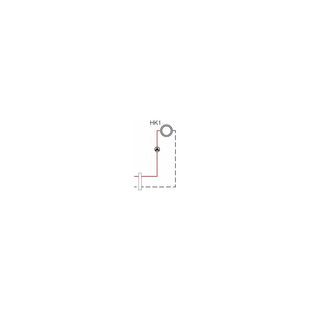 Buderus Logaplus Paket WE1.1 bis 25kW 1 Heizkreis WHY DN 25 quer HS25/4 MM100... BUDERUS-7739607547 4054925714777 (Abb. 2)