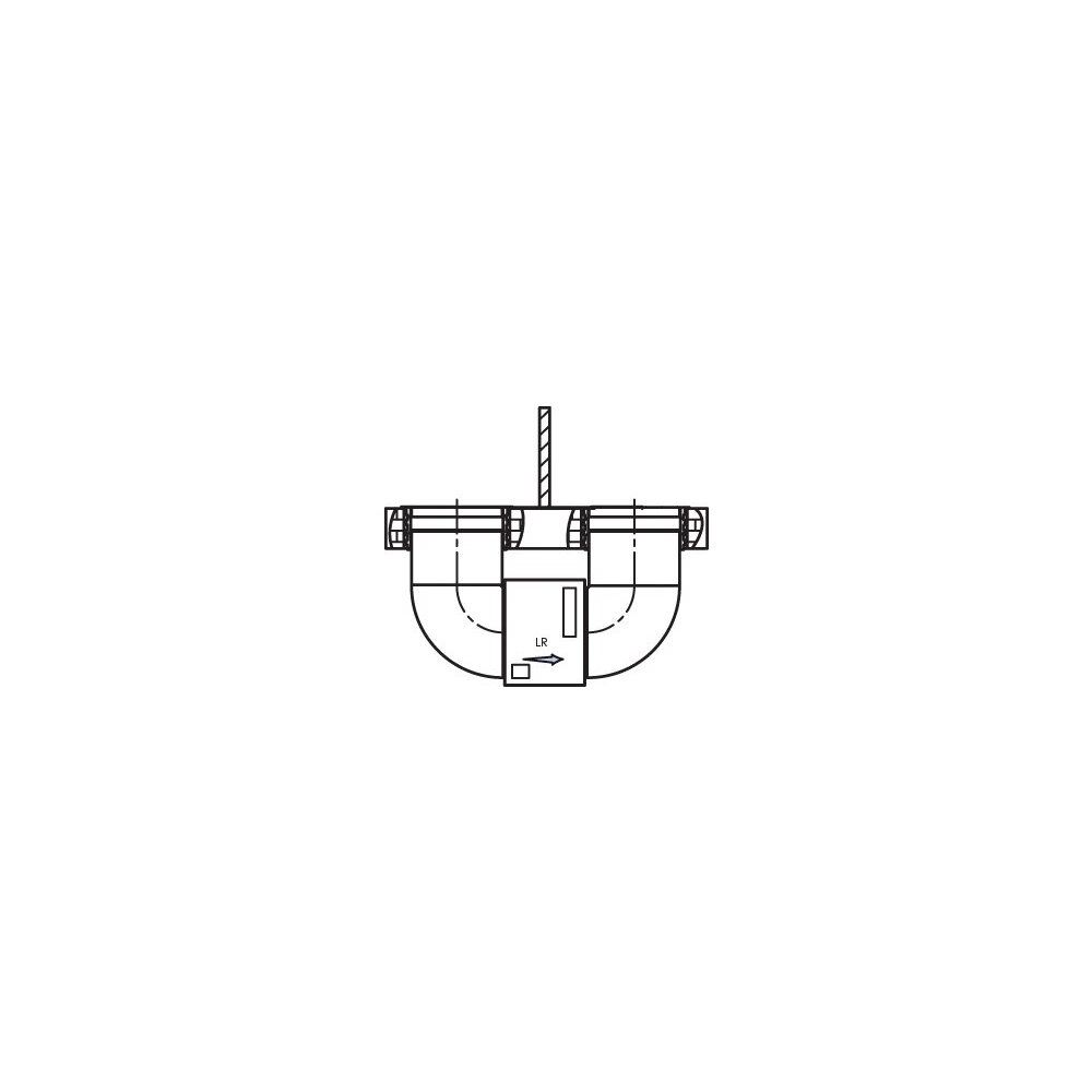 Buderus Logaplus Paket LKP700-2 unten Paket Luftkanäle für WLW196iIR 6-8... BUDERUS-7739612626 4057749929150 (Abb. 1)