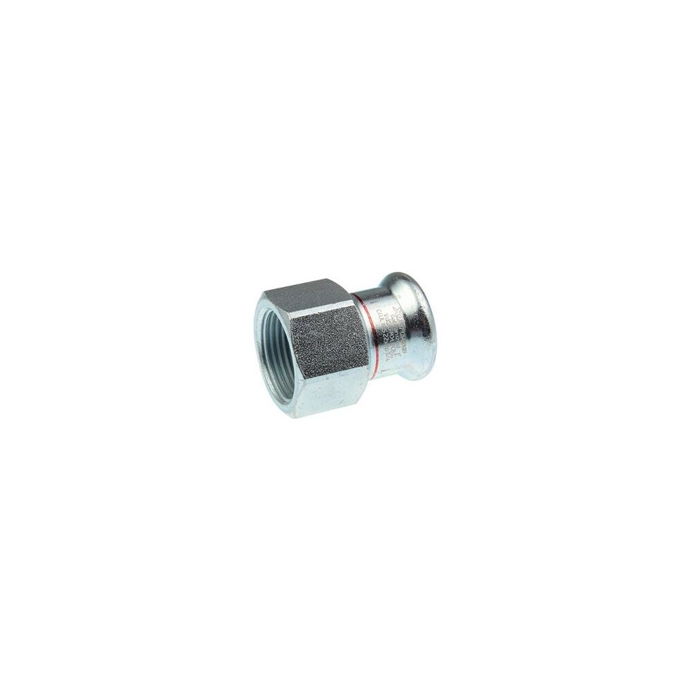 Buderus Logafix C-Stahl Übergangsstück Innen/Innengewinde 15mm x Rp 1/2" mit M-Kont... BUDERUS-7738327754 4057749441560 (Abb. 1)