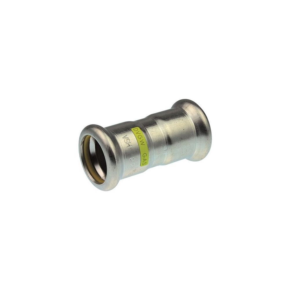 Buderus Logafix Edelstahl Gas Muffe Innen/Innen 18mm mit M-Presskontur... BUDERUS-7738327539 4057749642660 (Abb. 1)