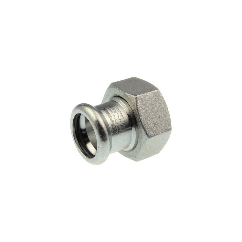 Buderus Logafix Edelstahl Anschlussverschraubung Innen/Innen 42mm x G 1 3/4" mit M-... BUDERUS-7738326227 4057749448637 (Abb. 1)