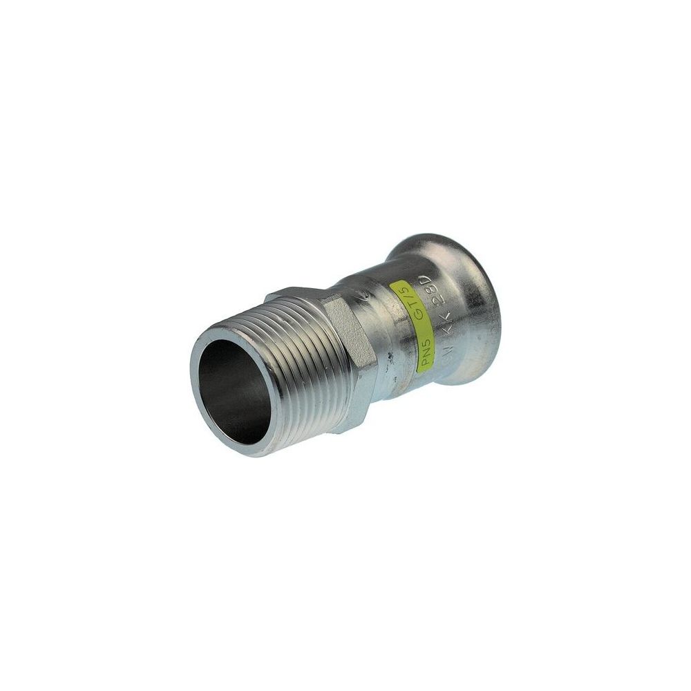 Buderus Logafix Edelstahl Gas Übergangsstück Innen/Außengewinde 22mm x R 3/4" mit M... BUDERUS-7738327568 4057749642950 (Abb. 1)