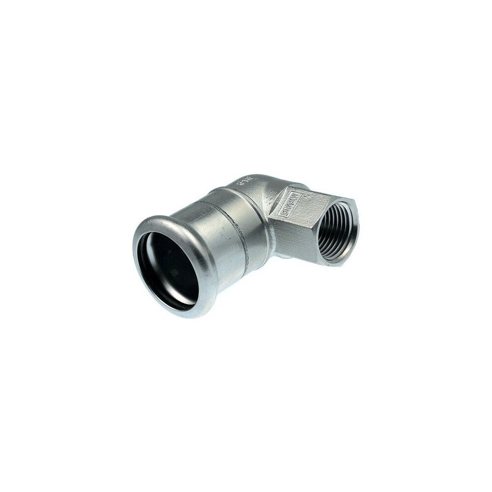 Buderus Logafix Edelstahl Übergangswinkel 90 Grad Innen/Innengewinde 28mm x Rp 1/2"... BUDERUS-7738326123 4057749447593 (Abb. 1)