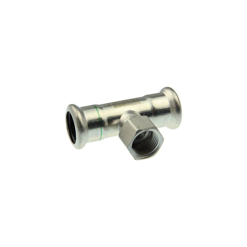 Buderus Logafix Edelstahl T-Stück Innen/Innen/Innen 18mm x Rp 1/2" x 18mm mit M-Kon... BUDERUS-7738326209 4057749448453 (Abb. 1)