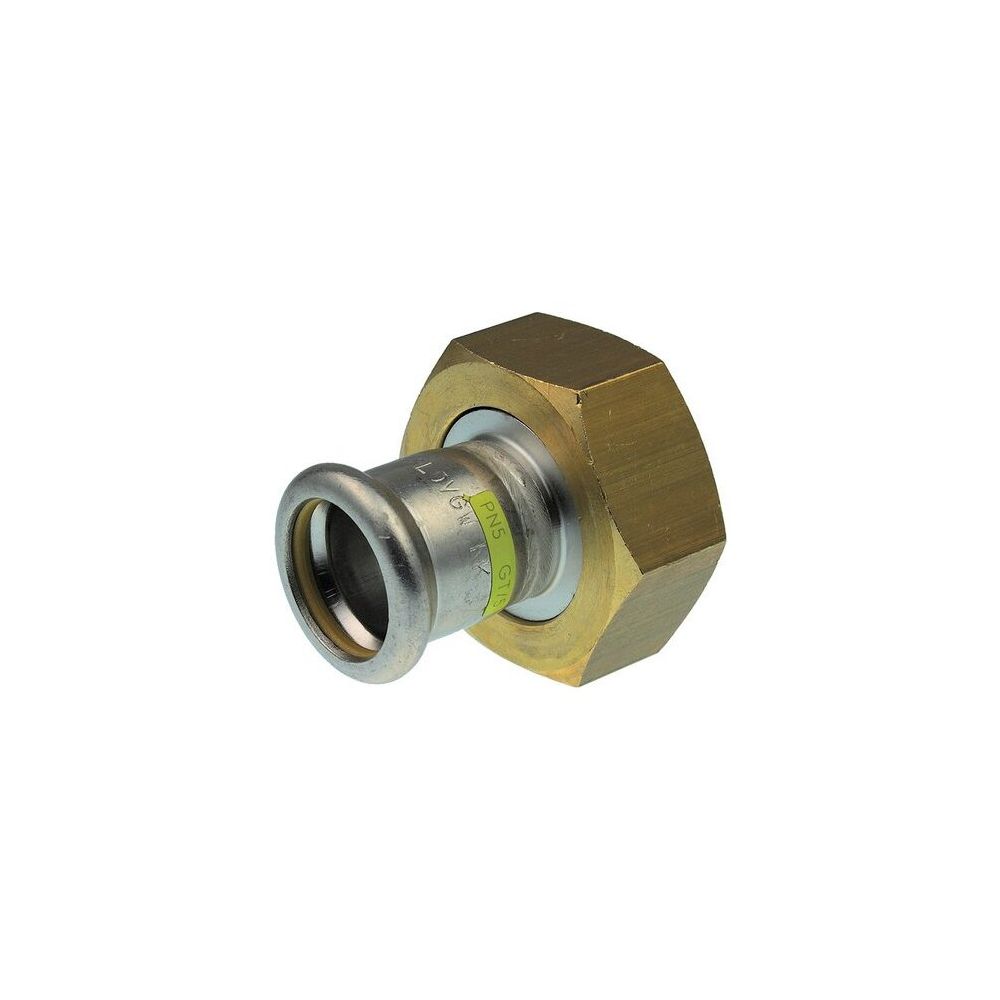 Buderus Logafix Edelstahl Gas Anschlussverschraubung Innen/Innengewinde 15mm x G 7/... BUDERUS-7738327729 4057749644565 (Abb. 1)