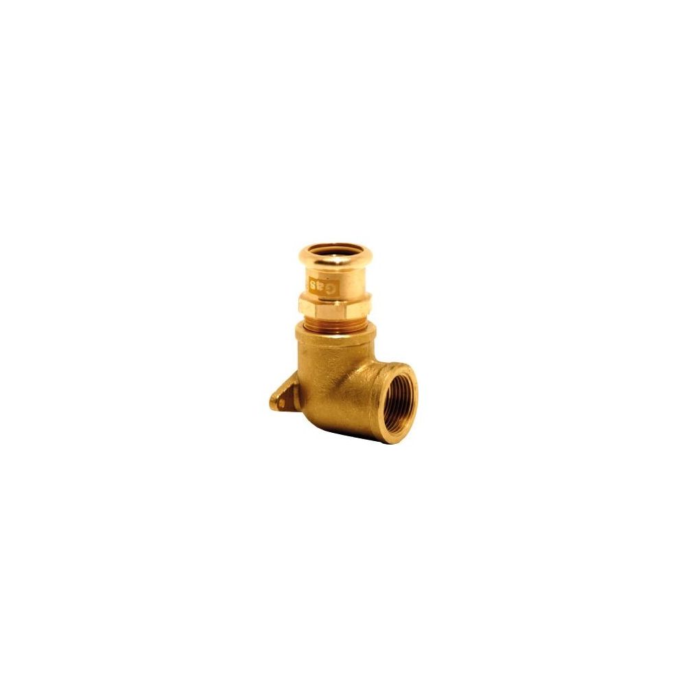 Buderus Logafix Rotguss Gas Wandscheibe 90 Grad Innen/Innengewinde 15mm x Rp 1/2" m... BUDERUS-7738326842 4057749637253 (Abb. 1)