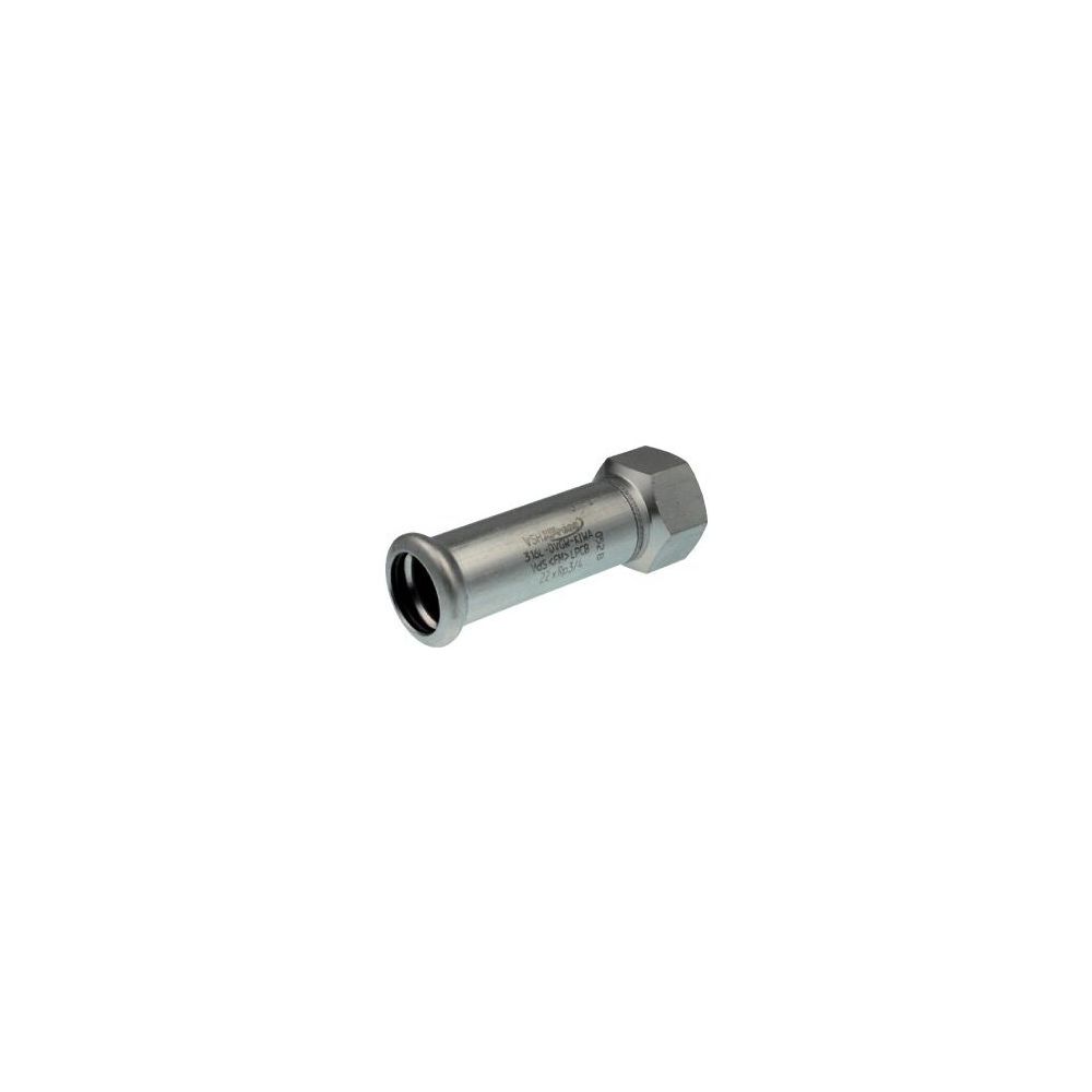 Buderus Logafix Edelstahl Schiebemuffe Innen/Innen 22mm x Rp 1/2" mit M-Kontur... BUDERUS-7738326296 4057749449177 (Abb. 1)