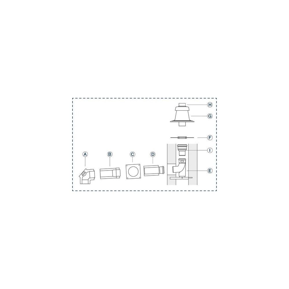 Buderus Grundbausatz GA-K,d. 80/125mm d. 110VA Schacht DN 110... BUDERUS-7738112551 4057749779823 (Abb. 3)