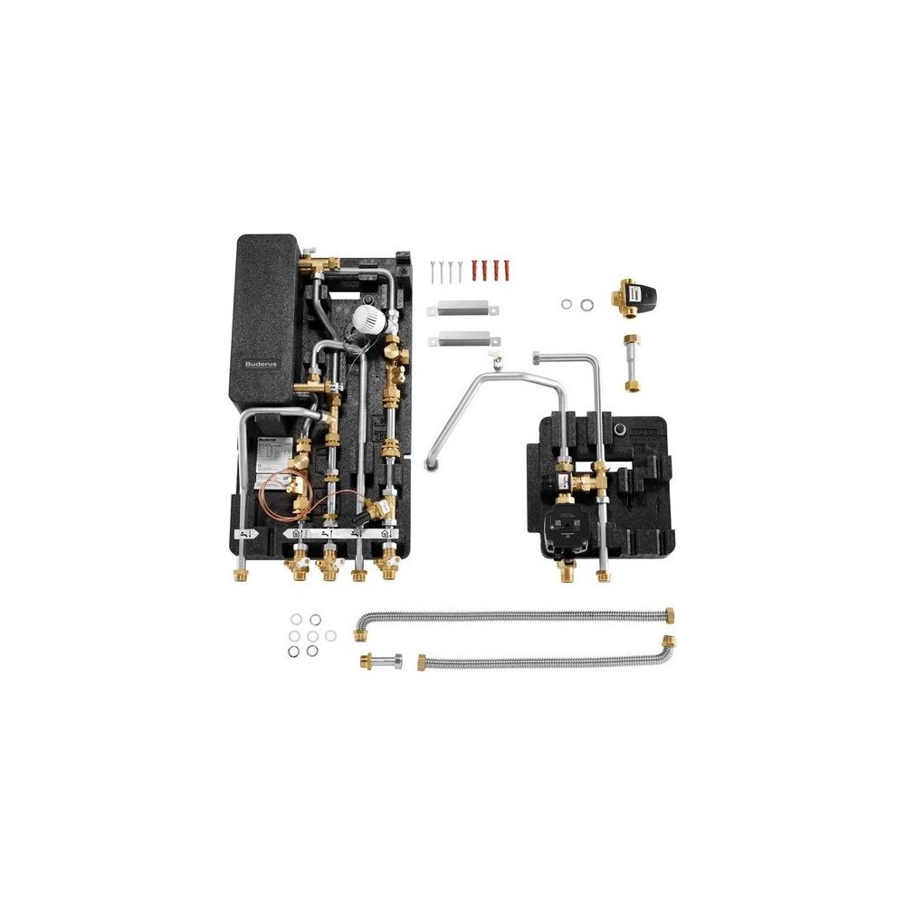 Buderus Logamax Wohnungsstation WS160-35 E kompakt, Modul für gemischten Heizkreis,... BUDERUS-7739619785 4062321394370 (Abb. 1)