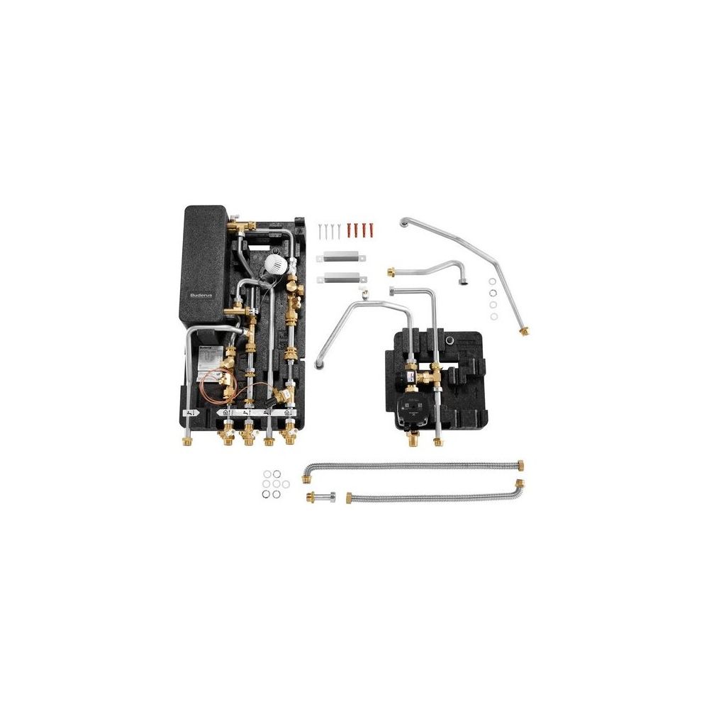 Buderus Logamax Wohnungsstation WS160-35 E kompakt, Modul für gemischten Heizkreis,... BUDERUS-7739619780 4062321394325 (Abb. 1)