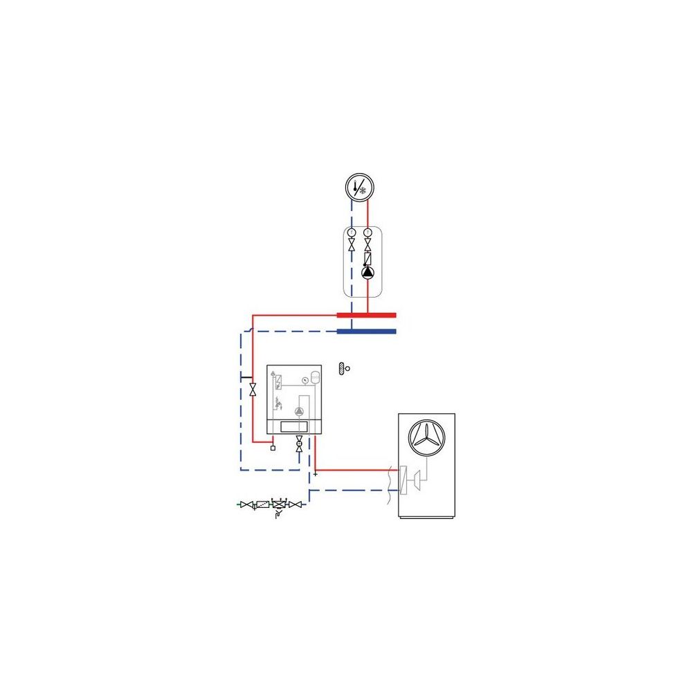 Buderus Logaplus Paket WLW E7, Logatherm Wärmepumpe WLW196i.2-6 AR E S plus KM R410... BUDERUS-7739619817 4062321396497 (Abb. 1)