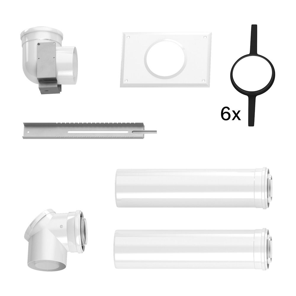 Buderus Grundbausatz DO-S, d. 80/125mm für Wärmeerzeuger mit KAS nach oben... BUDERUS-7738112556 4057749783943 (Abb. 2)