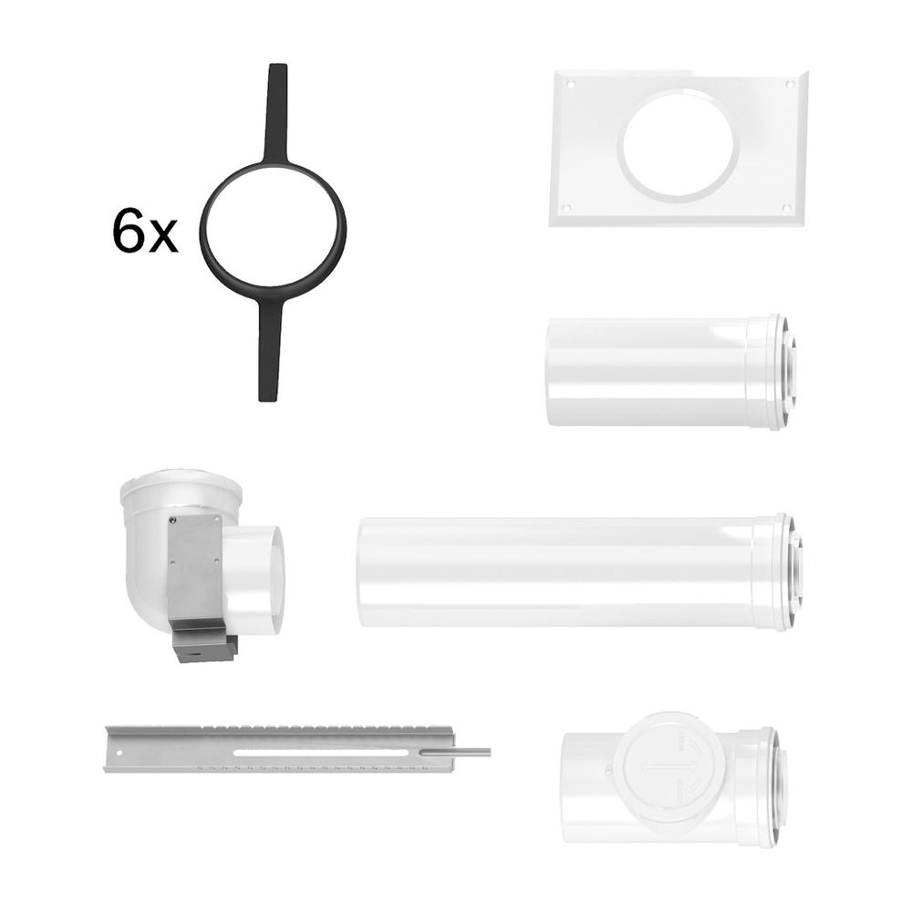 Buderus Grundbausatz DO-S, d. 80/125mm für Wärmeerzeuger mit KAS nach hinten... BUDERUS-7738112749 4062321056414 (Abb. 2)