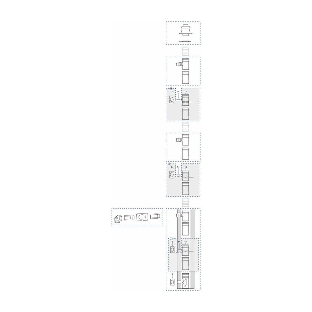 Buderus Grundbausatz LAS-K, d. 80/125mm Abgassystem aus PP/Stahl... BUDERUS-7738112582 4057749777539 (Abb. 6)