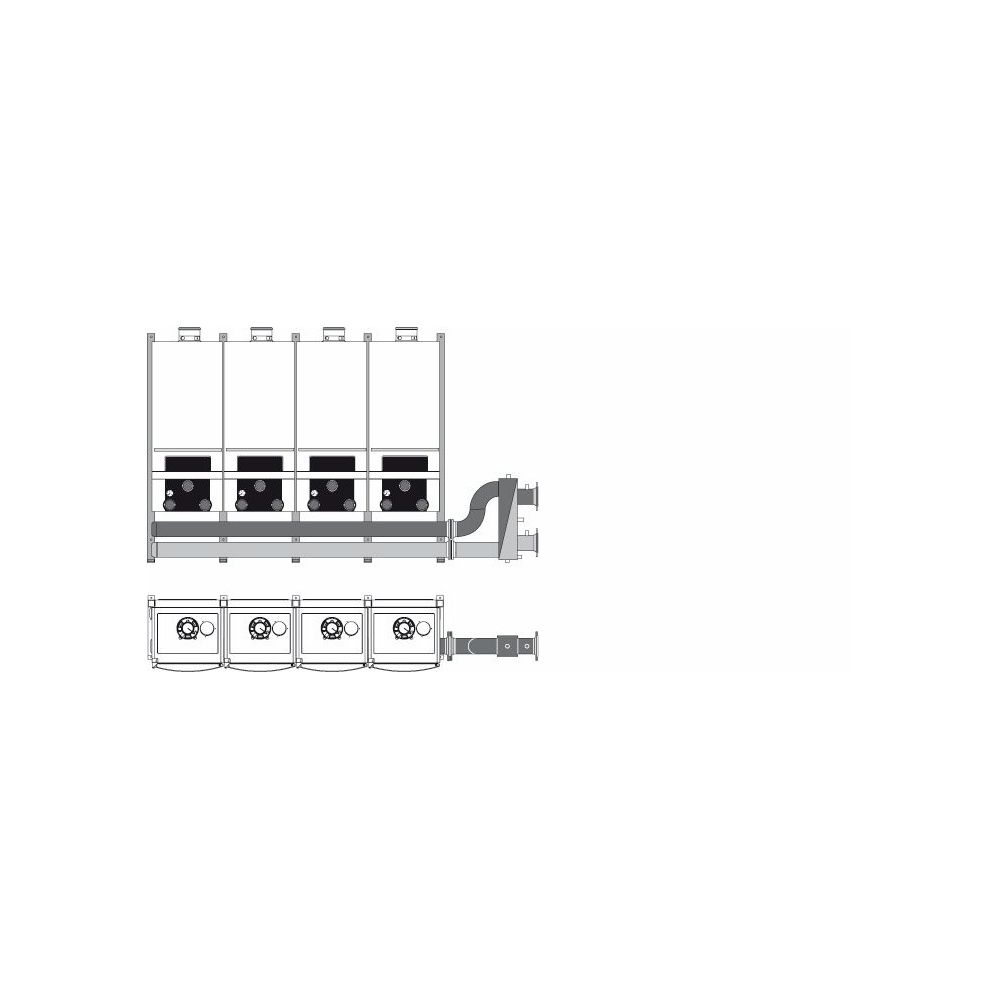 Buderus TL4 Kaskadenunit mit Isolierung ohne Weiche, DN 80, PN 6, Gas R 2, PN 16... BUDERUS-7736700474 4054925277296 (Abb. 1)