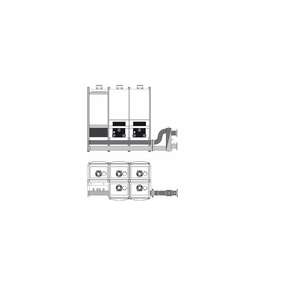 Buderus TR5 Kaskadenunit mit Isolierung ohne Weiche, DN 100, PN 6, Gas R 3, PN 16... BUDERUS-7736700482 4054925277371 (Abb. 1)