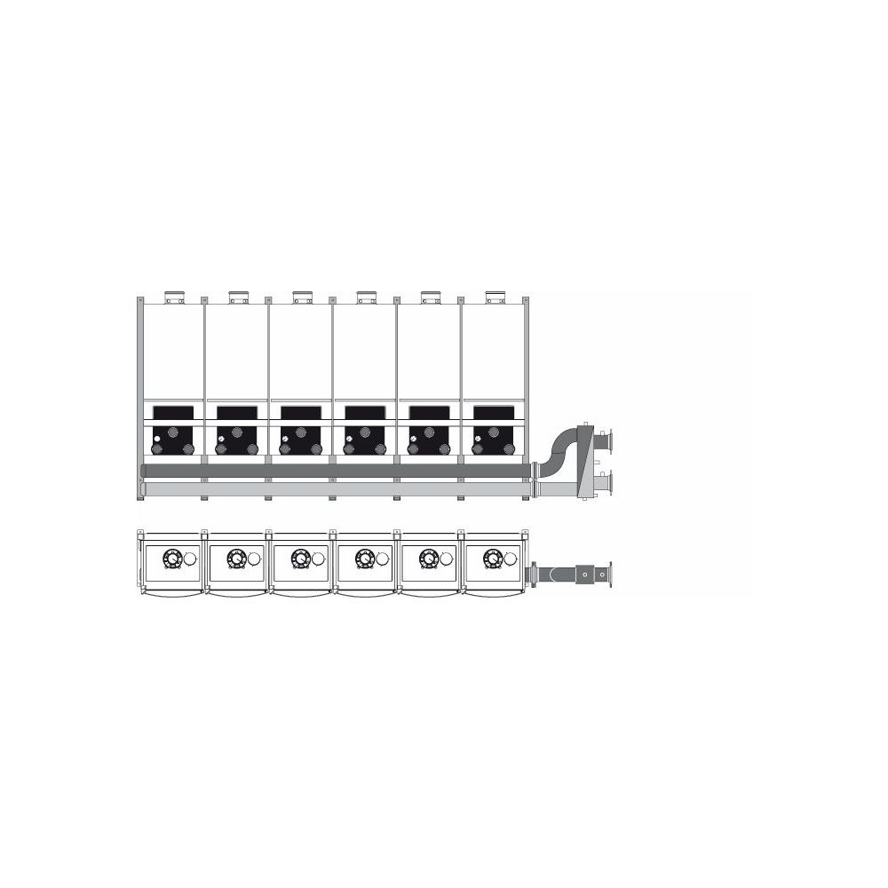 Buderus TL6 Kaskadenunit mit Isolierung und Weiche, DN 100, PN 6, Gas R 3, PN 16... BUDERUS-7736700461 4054925277166 (Abb. 1)