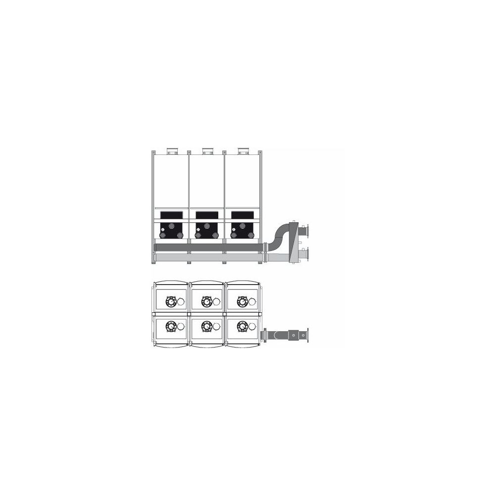 Buderus TR6 Kaskadenunit mit Isolierung ohne Weiche, DN 100, PN 6, Gas R 3, PN 16... BUDERUS-7736700483 4054925277388 (Abb. 1)