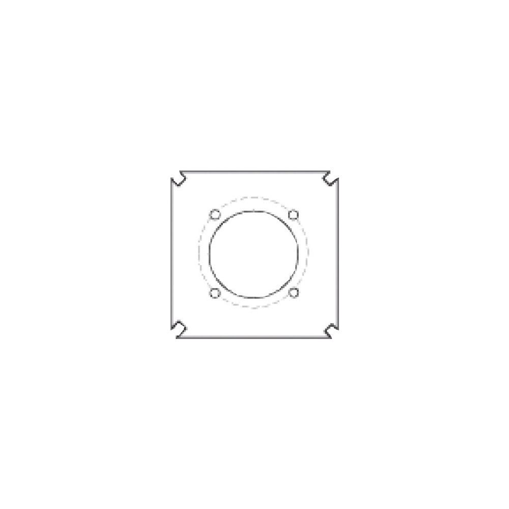 Buderus Brennerplatte GE315, 270x270mm Brennerloch 160, Lochkreis 200/300, M10... BUDERUS-5431315 4010009956082 (Abb. 1)